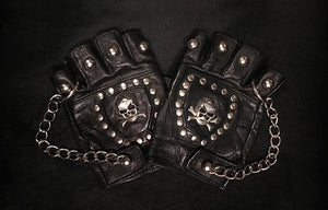 Blacked Out Tour Gloves by CRUCIFIX